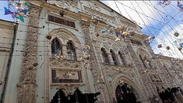 МОСКВА. САМАЯ КРАСИВАЯ УЛИЦА МОСКВЫ. ПРОГУЛКА  ПО НИКОЛЬСКОЙ УЛИЦЕ