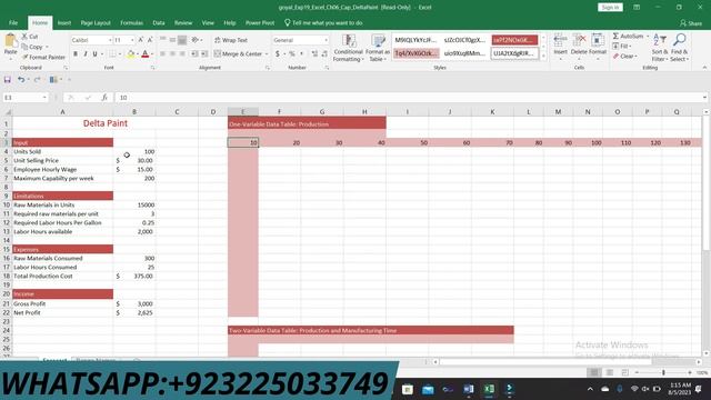 Exp19_Excel_Ch06_CapAssessment_Delta_Paint | Excel Chapter 6 Capstone Assessment - Delta Paint