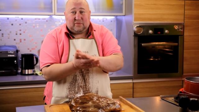 Баранья нога с кашей. смотреть онлайн