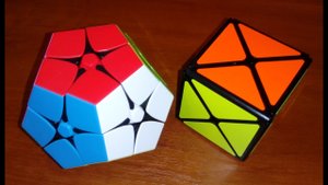 Unboxing №24 ShengShou Dino Skewb; Fangge 2x2 Megaminx - Kilominx. Обзор головоломок