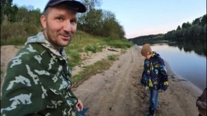 Как мы поймали сома на фидер? Река Ветлуга Нижегородская область.