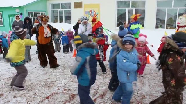 Масленица - "танец Медведя"