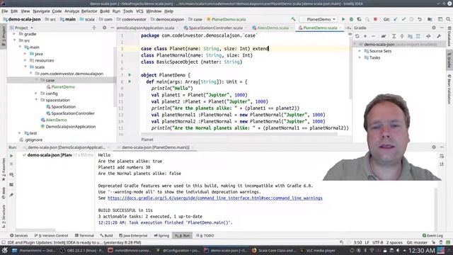 Scala Case Class and Class смотреть онлайн
