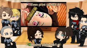 AOT react to s/n | nezuko It's the s/n|(2/4) ??&??