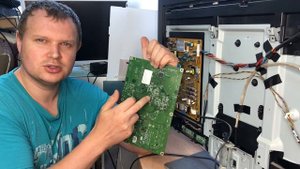 Телевизор Toshiba 40l6353rk завис и не реагирует на кнопки.