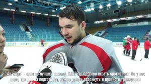 Открытая тренировка "Автомобилиста": Якуб Коварж в роли репортёра)))