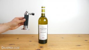 Как открыть бутылку вина паяльником
