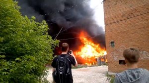 Пожар в районе ЗАСылвы 07.06.2016