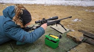 ORSIS 338LM на 300 метров (сильный ветер)