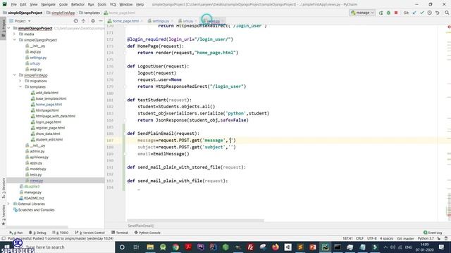 Python Django Tutorial Part 9 | Send Email With Attachment смотреть онлайн