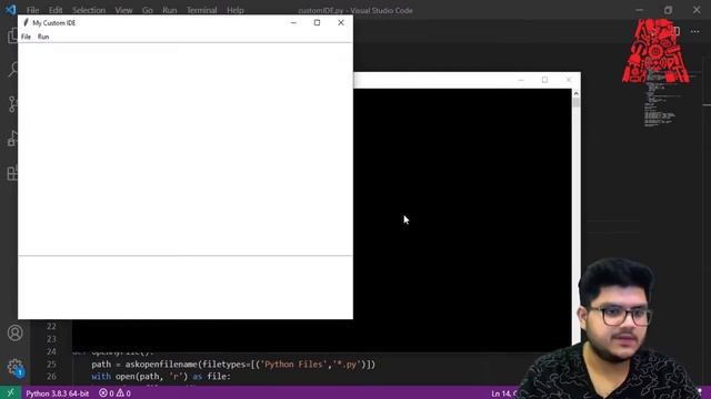 Custom Integrated Development Environment (IDE) with Tkinter in Python | Part 3 | #python #coding
