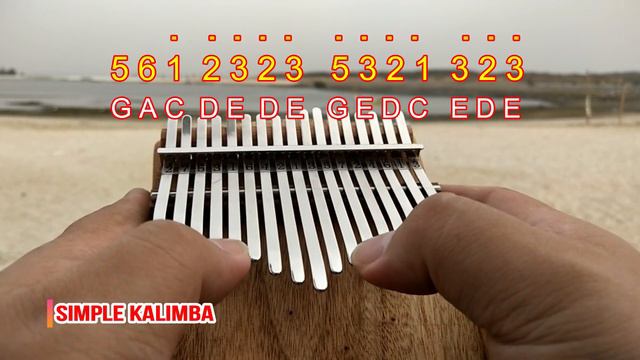 DU QING OST WHITE SNAKE LEGEND (ENDING SONG)  - Kalimba Easy Practice