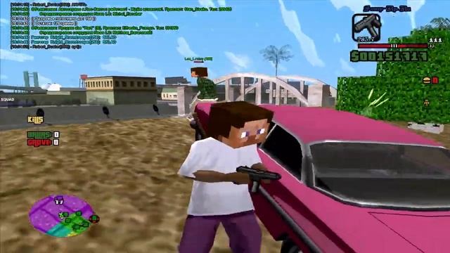 ЛУЧШАЯ МАЙНКРАФТ СБОРКА САМП ДЛЯ СРЕДНИХ ПК ДЛЯ ГЕТТО - GTA SAMP