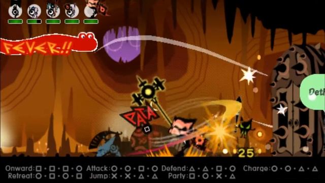 Patapon 3 Walkthrough pt 8: Cave of Valor - Archfiend of Valor level 1 смотреть онлайн