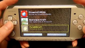 MINECRAFT PSP EDITION GAMEPLAY!!