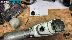 Makita hm1304b Сборка отбойного молотка