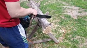 Самодельная электрическая цепная пила без токарных работ .(homemade chain saw)