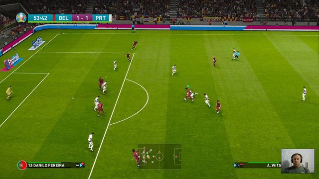 PES 2020 | BELGIUM vs PORTUGAL | UEFA EURO 2020 QUATER-FINAL |  Gameplay PC