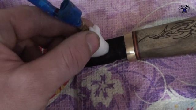 Узоры на ноже. Гравировка на рукояти и клинке
