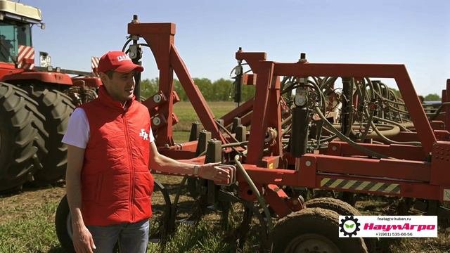 Ленточный посев чечевицы. Обзор работы посевного комплекса FEATAGRO серии L-10800