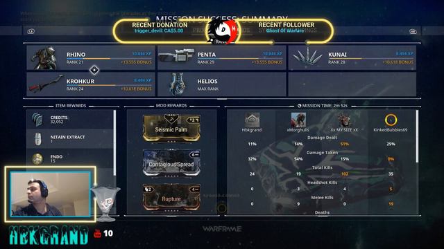 Warframe - Hbkgrand Live - On Xbox1/PC/PS4!!! (All Platforms) + Earn Points For Giveaways!! смотреть онлайн