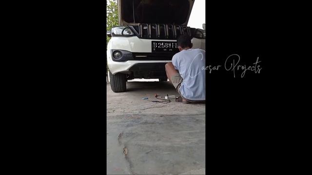 FORTUNER TRD pasang lampu led senja, one step projects, bismillah. #Fortuner #lampuled #lampusenja смотреть онлайн