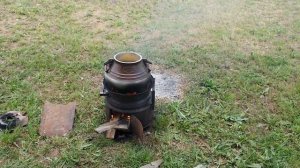 Шурпа в афганском казане на костре.