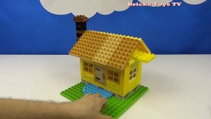 Строим из Lego Duplo, Build and Play toys Lego, Лего Дупло - house on the river