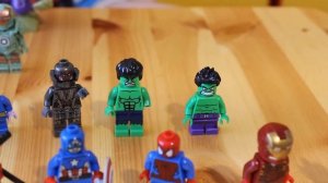 LEGO  MINIFIGURES Моя коллекция минифигурок  ЛЕГО МАРВЕЛ