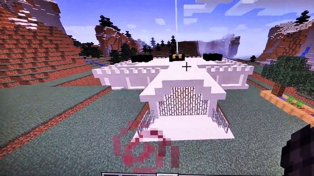 Белый замок 🏰 в майнкрафте смотреть онлайн