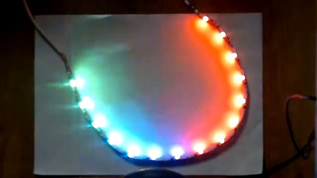 Цветомузыка на smart ленте Ws2801