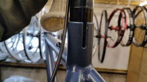 Расточка подсидела под больший диаметр подседельного штыря / Расширяем поседельную трубу под дроппе