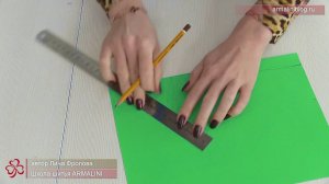 Выкройка стояче-отложного воротника Часть 1