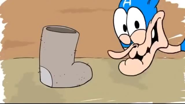 Смешной мультик про американца и русского