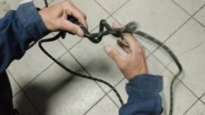 Узел грейпвайн или двойной рыбацкий узел