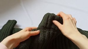 Мужской свитер на пуговицах спицами. Экспресс МК. Красивая горловина. Воротник стойка