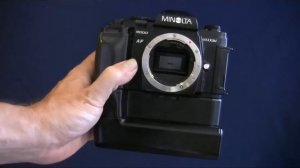 Minolta Maxxum 9000 AF 35mm SLR Camera / Minolta MD-90 Motor Drive / Winder