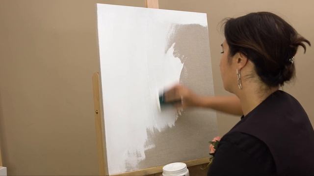 Как правильно грунтовать холст? смотреть онлайн