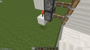 Как сделать автоматические двери в майнкрафте)