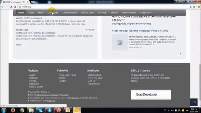 Atelier java EE 7 TP 1✪ Comment bien télécharger et installer wildfly 9.0.0 ✪ PARTIE 1/3 смотреть онлайн