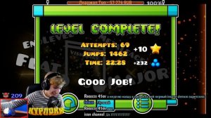 Как я Flat Major проходил) |NC-демон Geometry Dash 2.11