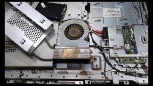 Remove or Replace Hard Drive from All in one PC HP Touch Smart 7320