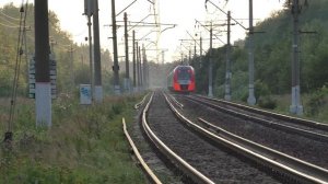 Электропоезд ЭС1-011 + ЭС1-028 "Ласточка" Москва - Смоленск