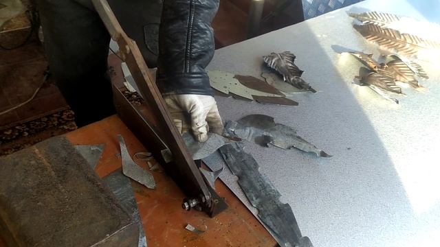 як зробити ковані листки без кузні imitation of forged leafs from a metal смотреть онлайн
