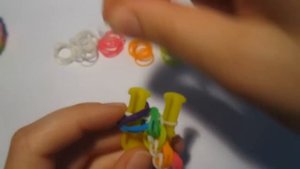 браслет на рогатке~ДРУЗЬЯ | Rainbow Loom Bracelet