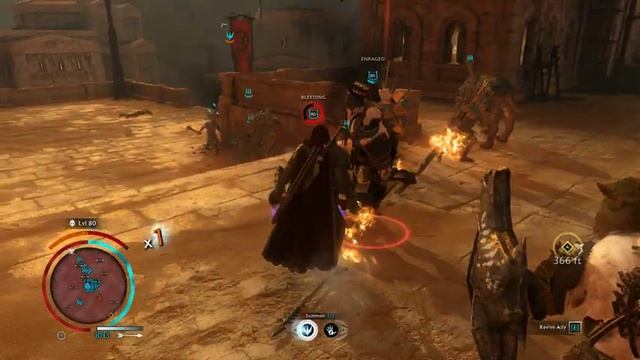 SHADOW OF WAR - Unique Overlord Swordsmith. Attack on the Citadel Difficulty Gravewalker смотреть онлайн