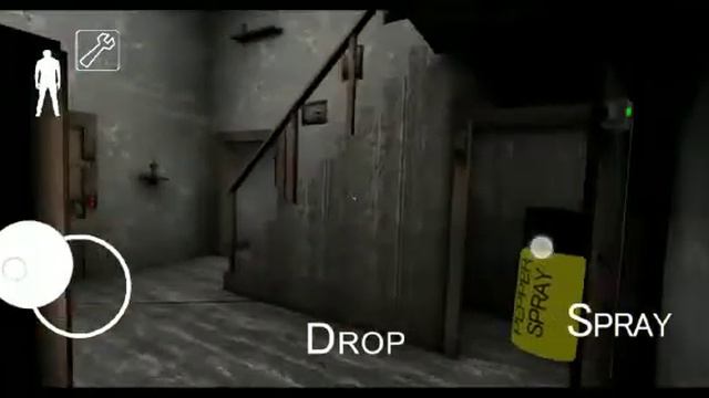 Uses of remote control and pepper spray of granny the horror game