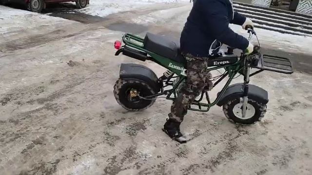 Самодельный мотоцикл первый выезд/минибайк/с двигателем от мотоблока смотреть онлайн