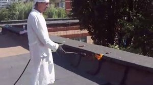 ремонт крыши  еврорубероидом