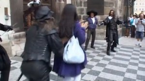 Нонна Гришаева с мужем в Праге. Nonna Grishaeva & Alexander Nesterov.